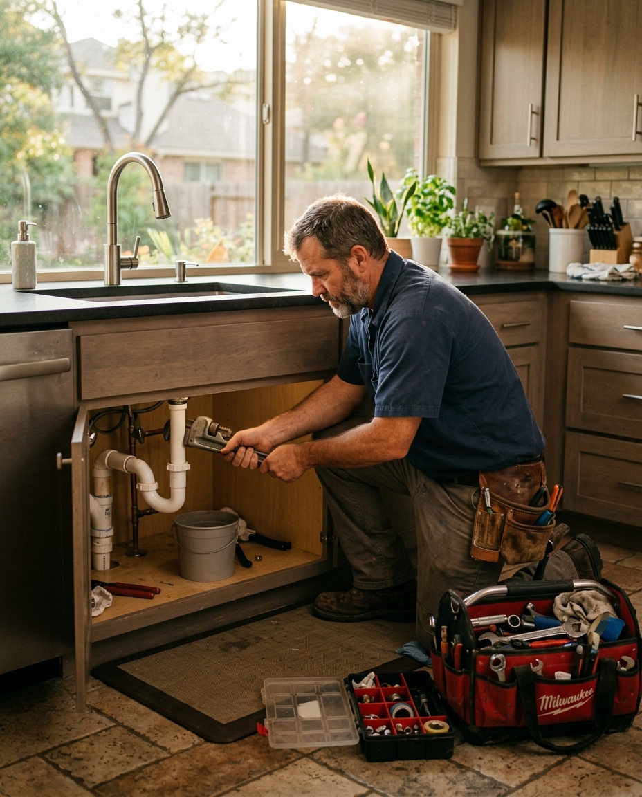 Thornhill Plumbing & Drain team at work